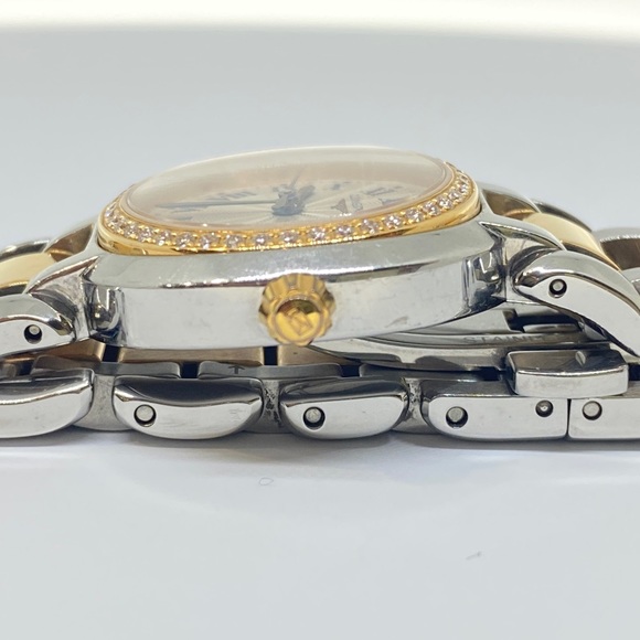 Longines PrimaLuna 18k Gold Steel DIamond Cream Dial Ladies Watch - Picture 9 of 16